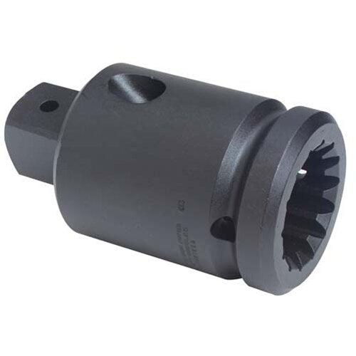 Proto J09902 Female Spline Impact Drive Adapter, #5 x 1", Black Oxide Finish