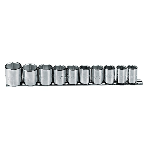 Proto J52122 3/8" Drive 10 Piece Socket Set - 6 Point