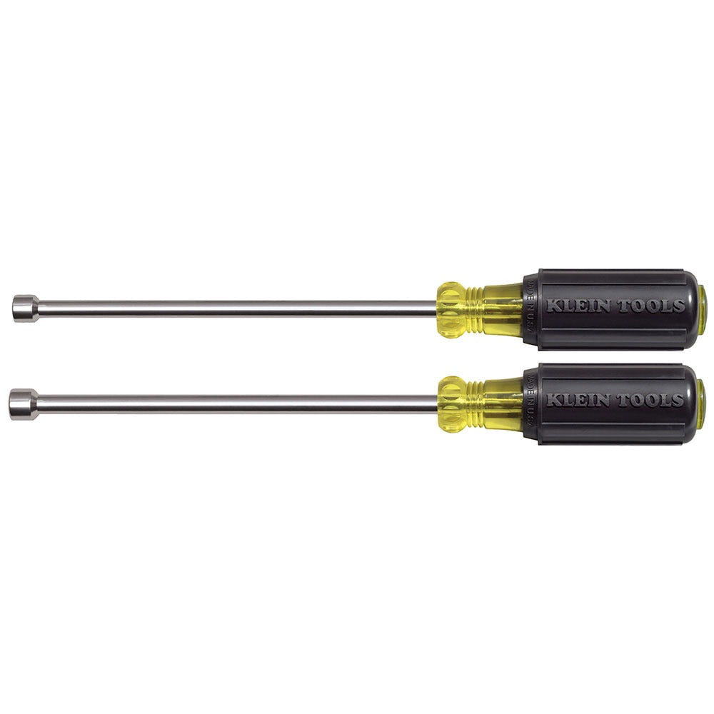 Klein 646M Magnetic Nut Driver Set, 6" Shafts, 2-Piece