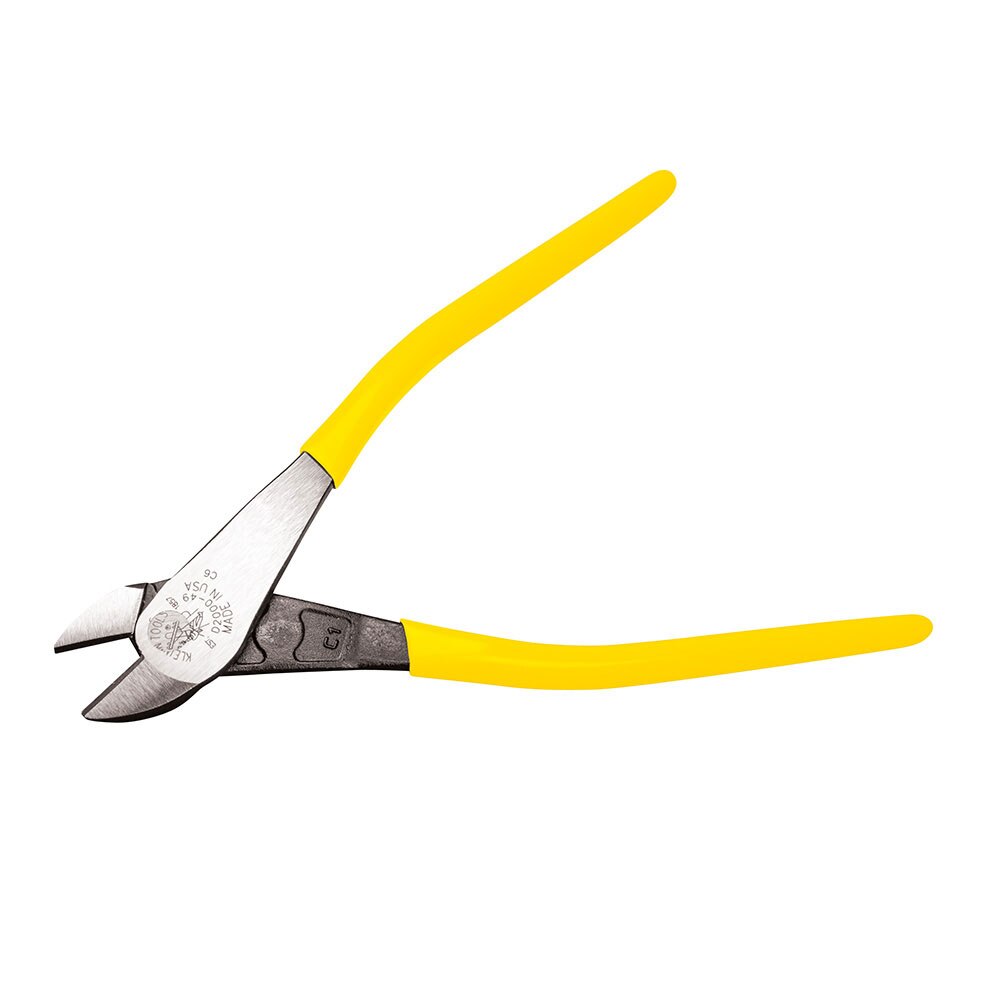 Klein Tools D2000-49 Pliers, Diagonal-Cutters, Angled Head, 9" - 6