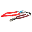Klein Tools D248-9STT Ironworker's Diagonal-Cutting Pliers, Tether Ring, 8" - 7