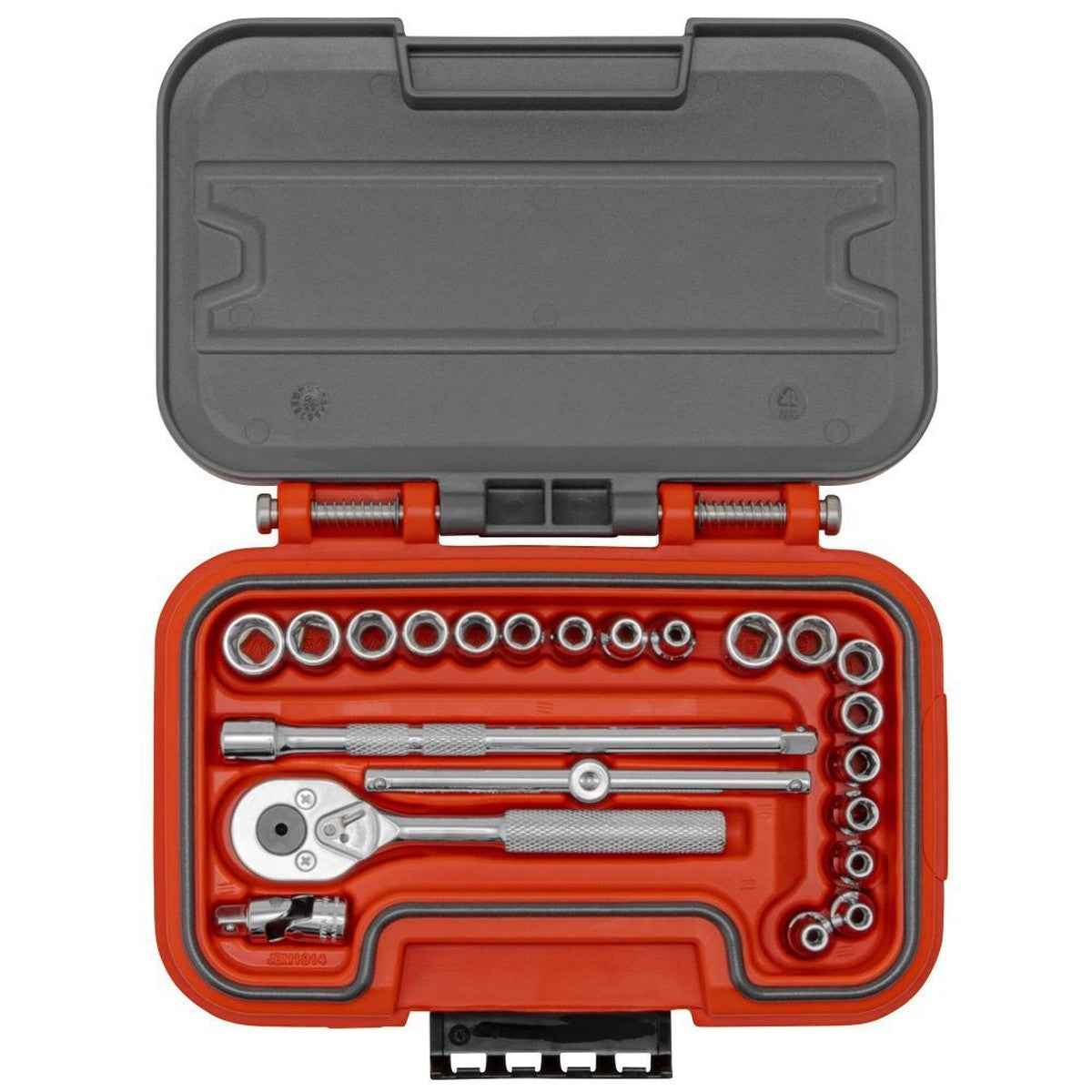 Proto J47322S 1/4" Drive 6 Point SAE and Metric Advanced Storage Socket Set (22 Pc)