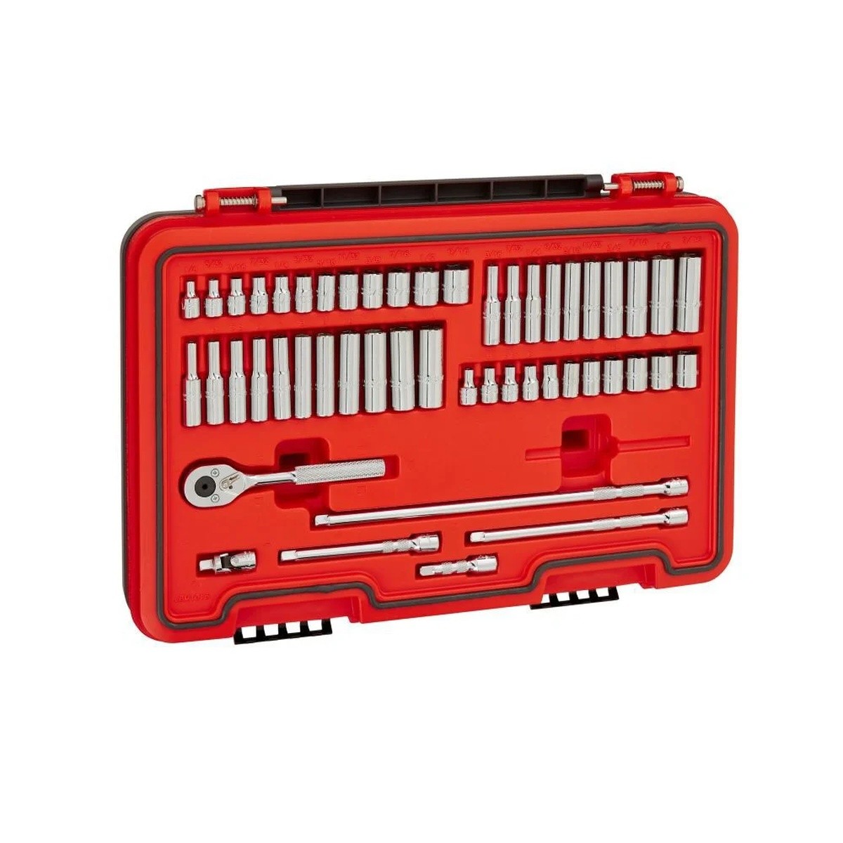 Proto J47351S Advanced Storage 1-4" Drive SAE and Metric 6 Point Socket Set (51 Piece) - 2