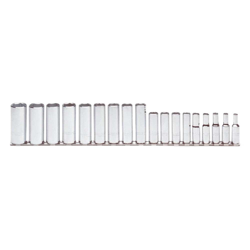Proto J52203 18-Pieces 3/8" Drive Metric Chrome Socket Set