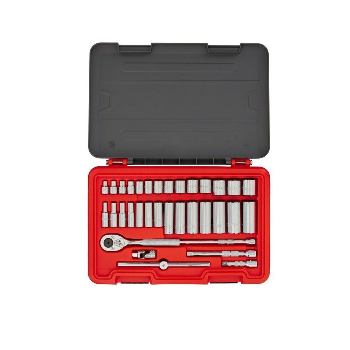 Proto J52363S 3/8" Drive SAE and Metric 6 Point Socket Set (63 Piece)