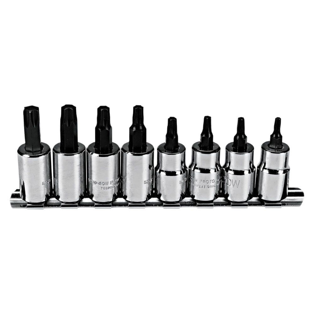 Proto J5239C 3/8" Drive 8 Piece Torx Bit Socket Set