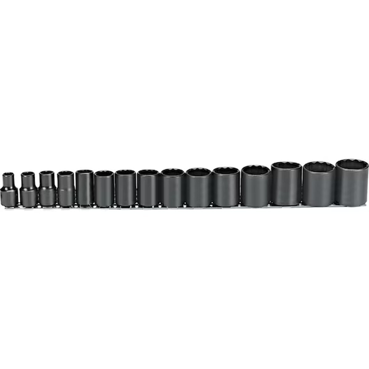 Proto J54302 1/2" Drive 12 Point Black Oxide Socket Set (15 Piece)