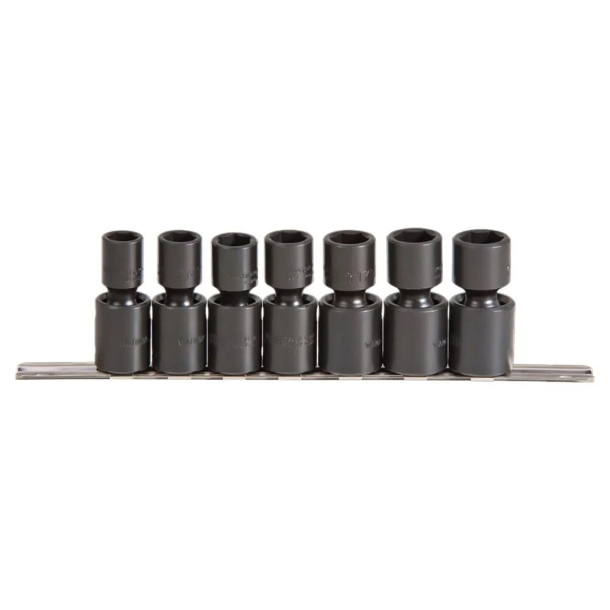 Proto J72143M 1/2" Drive 6 Point Metric Universal Impact Socket Set (7 Piece)