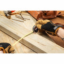 Crescent Lufkin W606PD 1/4" x 6' Executive Diameter Yellow Clad A19 Blade Pocket Engineer's Tape Measure - 6