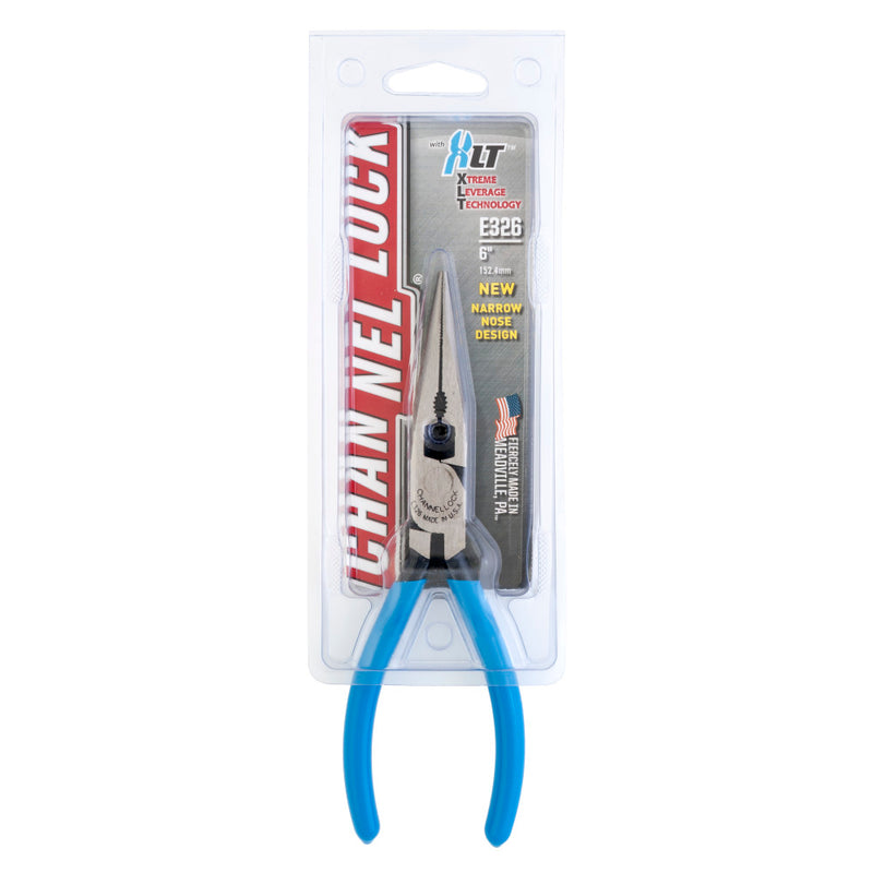 Channellock 326 6" Long Nose Plier, XLT, Side Cutter - 2