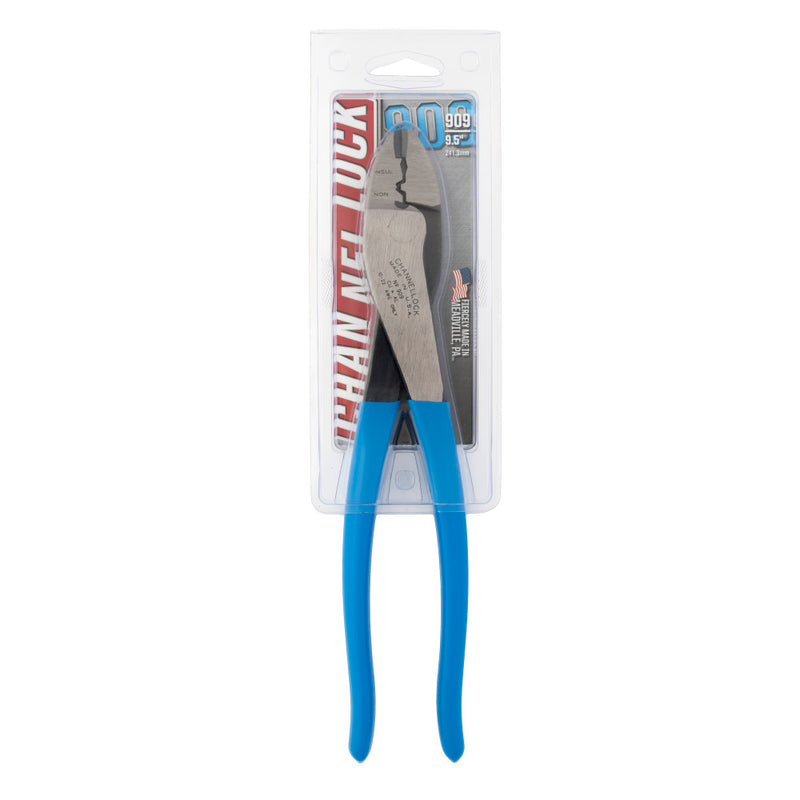 Channellock 909 9.5" Crimping Plier, Cutter - 3