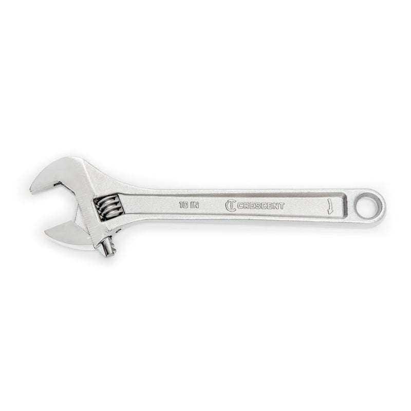 Crescent AC210VS 10" Chrome Plated Finish Adjustable Wrench - Carded