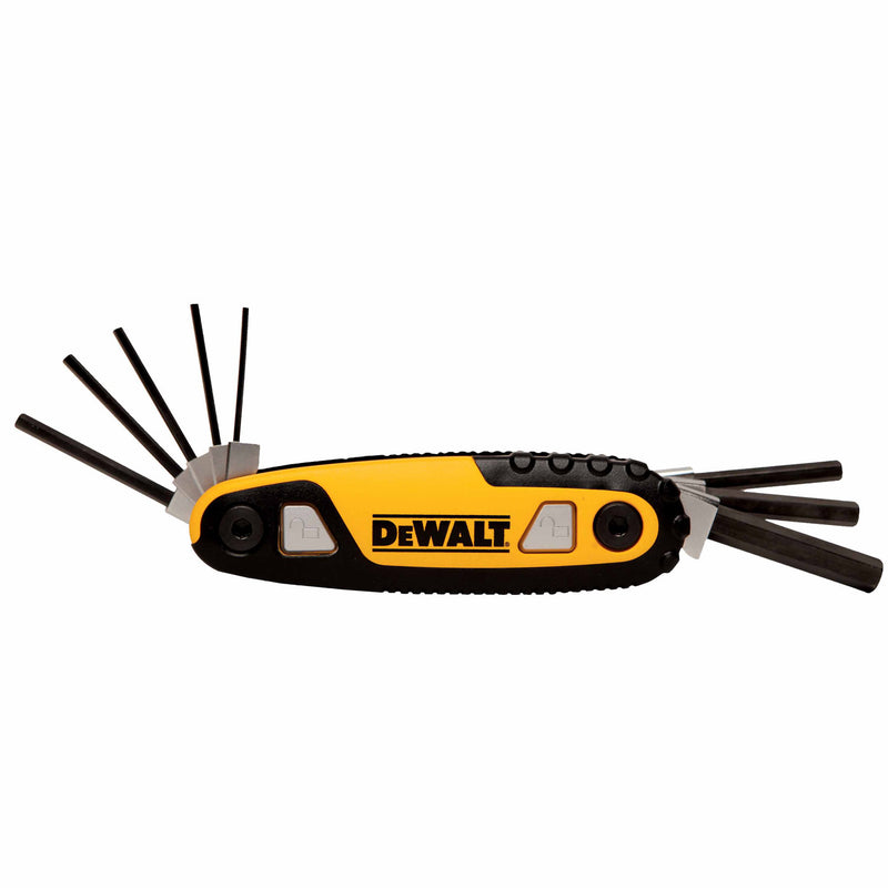 DeWalt DWHT70262M Folding Locking Hex Key Set - SAE - 2