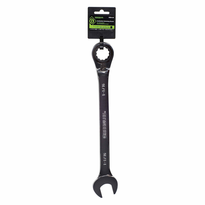 Greenlee 0354-24 1-1/16" Combination Ratcheting Wrench - 2