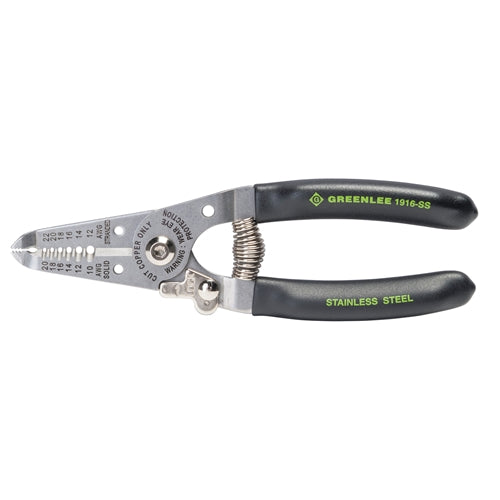 Greenlee 1916-SS Stainless Steel 6" Wire Stripper/Cutter 10-20 AWG