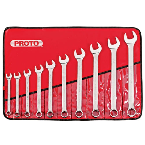 Proto J1200GASD 10 Pc. Combination ASD Wrench Set - 12 Point