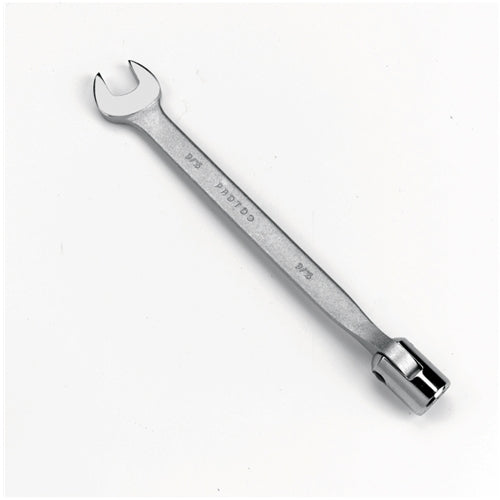 Proto J1270-22ASatin Finish SAE 11/16" Combination Flex Head Wrench 12 Point