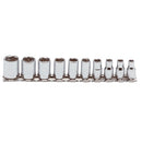 Proto  J47106 1/4" Drive 10 Piece Socket Set - 6 Point