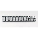 Proto J52216 3/8 Drive 12 Pc. Metric Socket Set - 12 Point