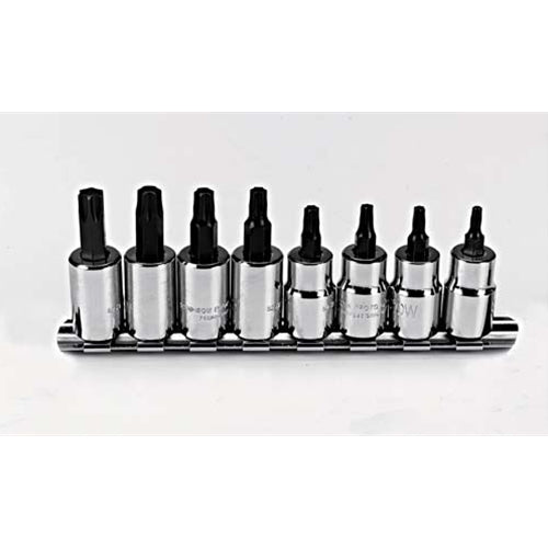 Proto J5239C 3/8" Drive 8 Piece Torx Bit Socket Set