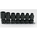 Proto J74142 1/2" DRIVE 7 PIECE DEEP UNIVERSAL IMPACT SOCKET SET 6 POINT