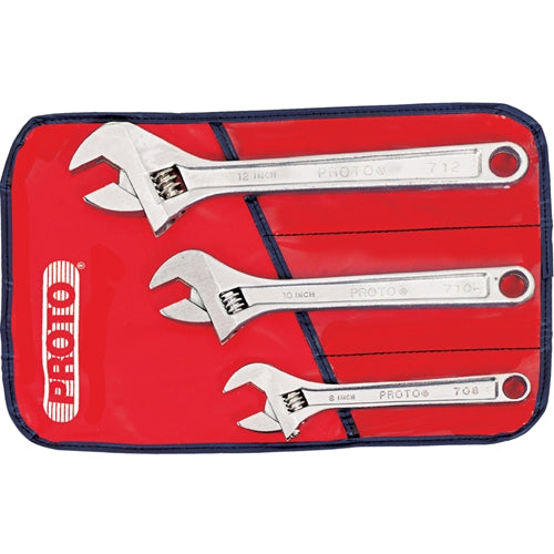 Proto J795A 3 Piece Adjustable Wrench Set