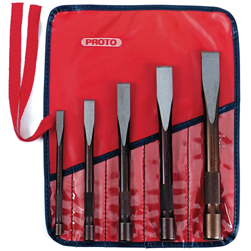 Proto J86000 5 Pc. Super-Duty Cold Chisel Set