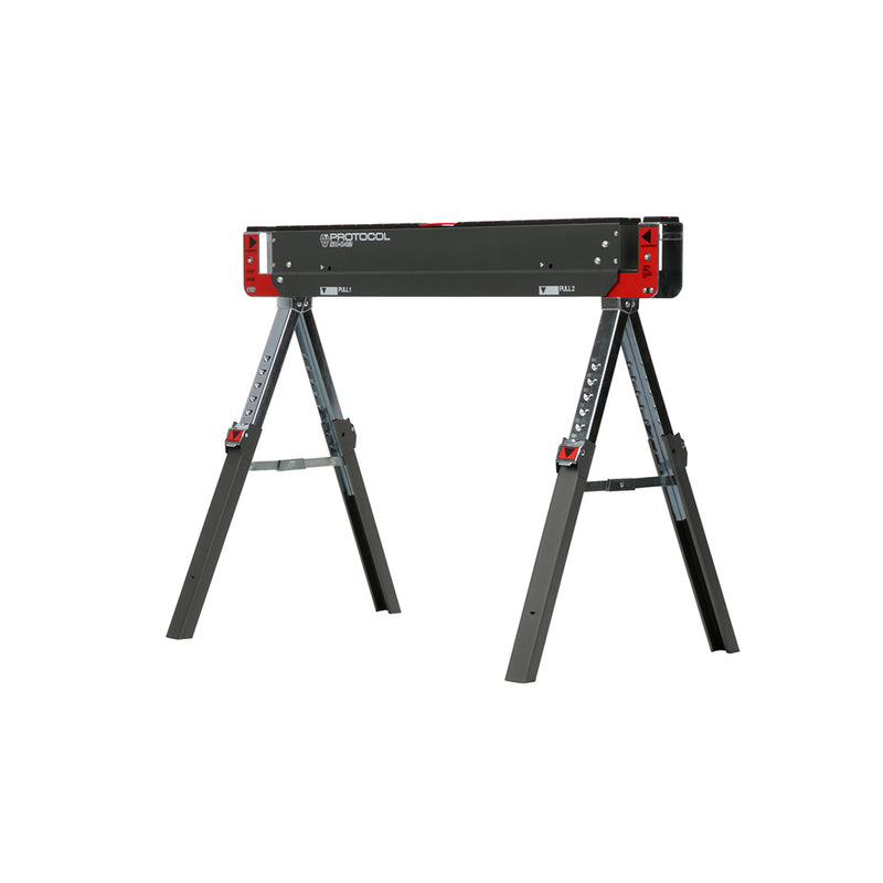 Protocol 67104 SH-042, 42" Work Table Adjustable Sawhorse - 2