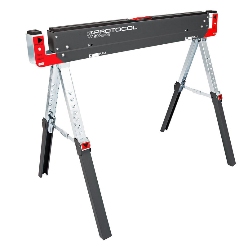 Protocol 67104 SH-042, 42" Work Table Adjustable Sawhorse - 3