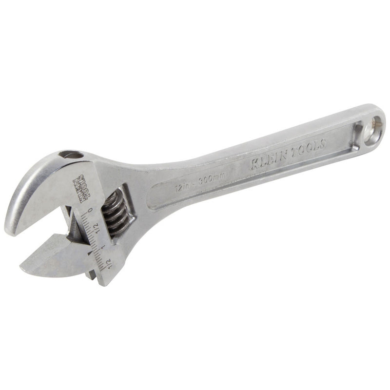 Klein Tools 507-12 Adjustable Wrench, Extra Capacity, 12" - 3