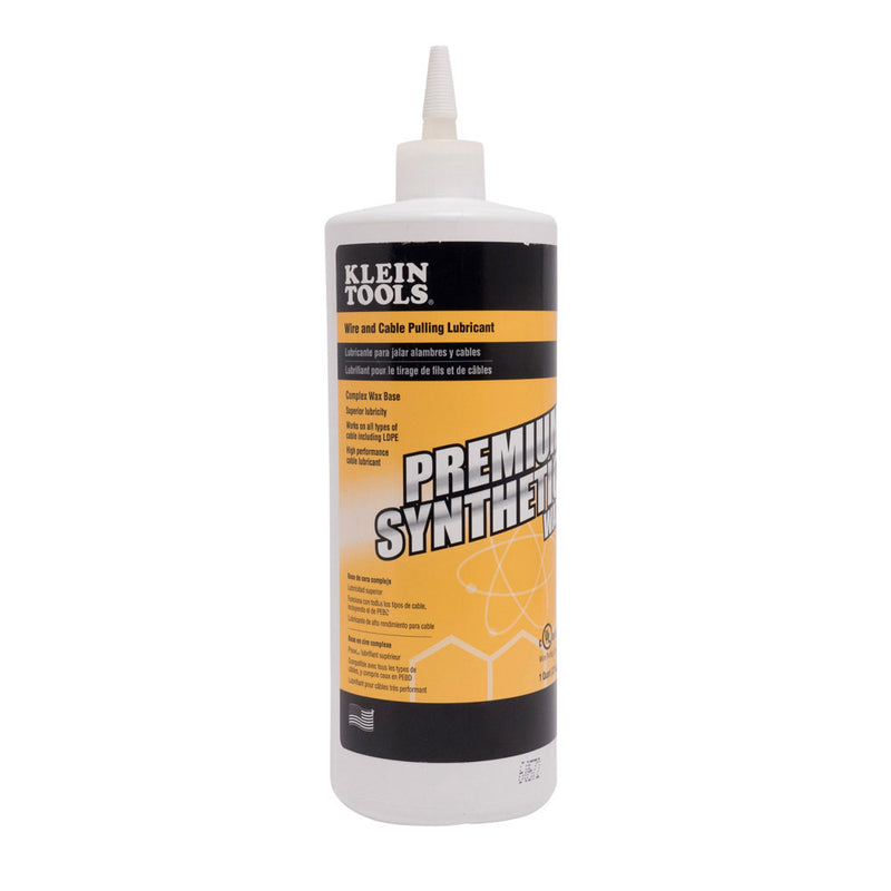 Klein Tools 51010 Premium Synthetic Wax Cable Pulling Lube 1-Quart - 2