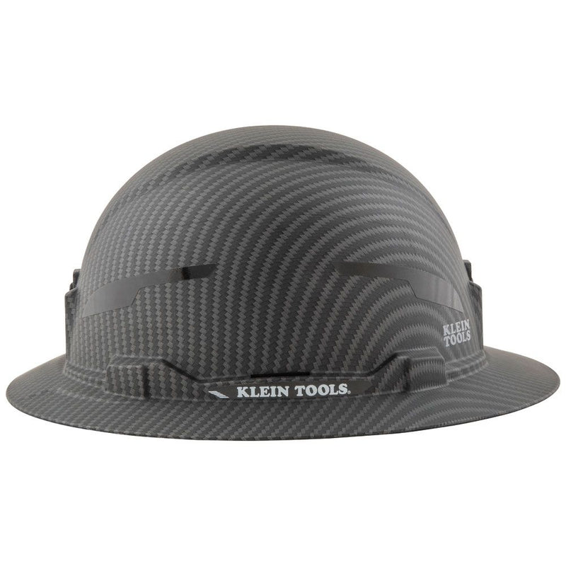 Klein 60345 Hard Hat, Premium KARBN Pattern, Non-Vented Full Brim, Class E - 6