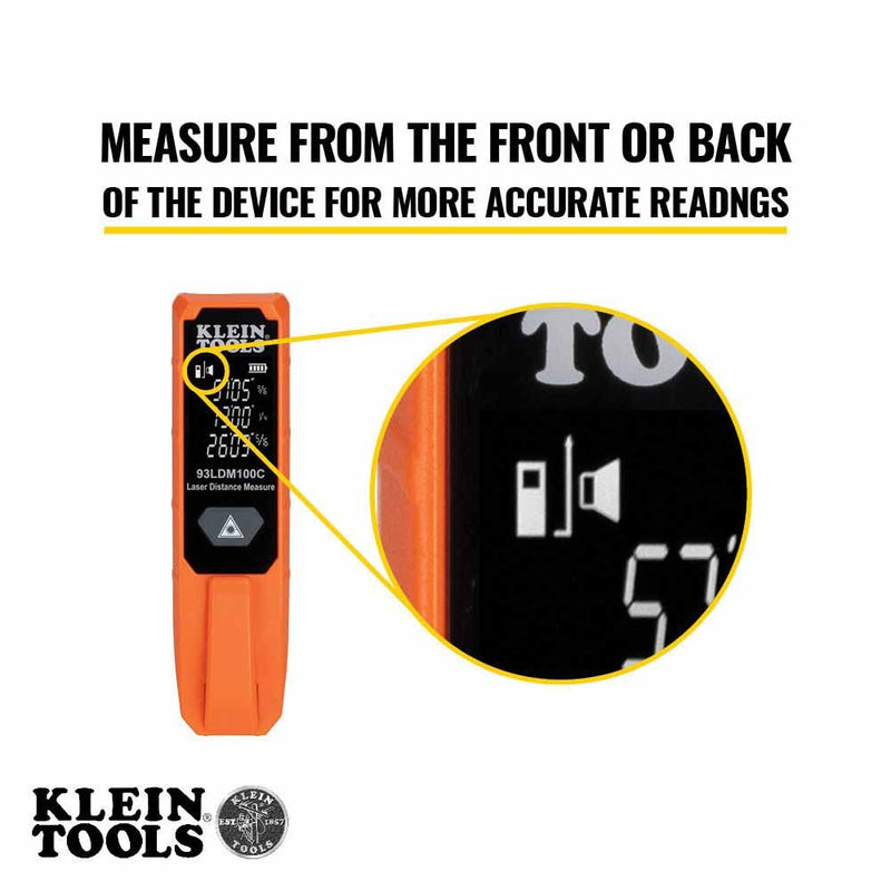 Klein 93LDM100C Compact Laser Distance Measure - 5