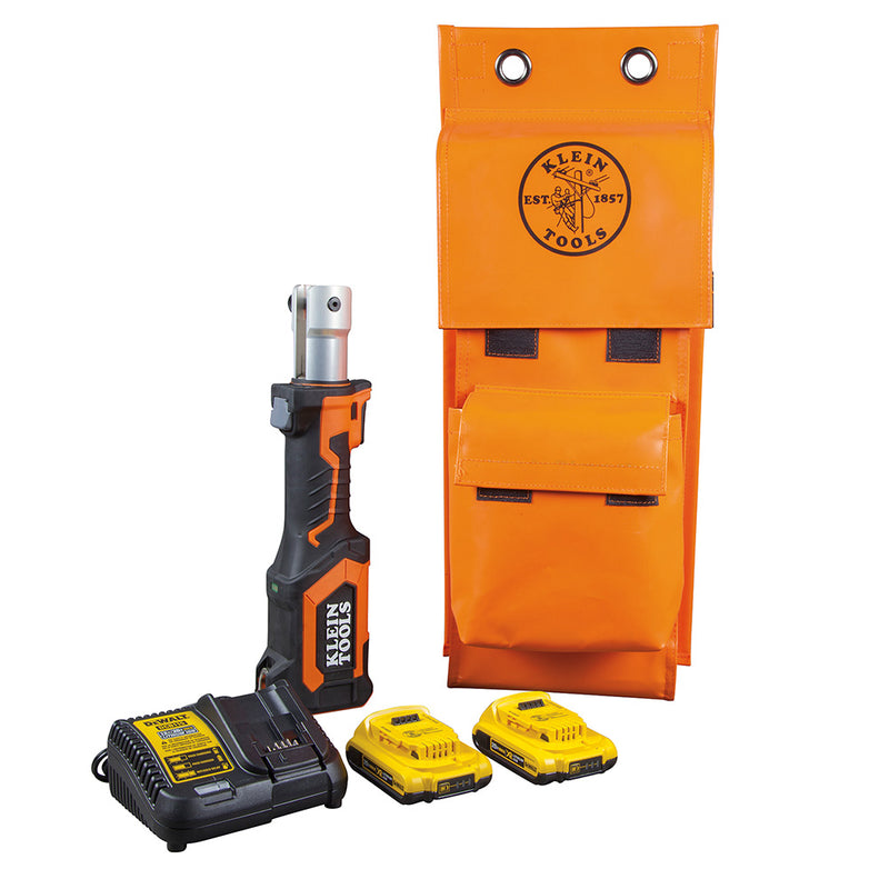 Klein BAT207T13 Battery-Operated Cutter/Crimper, No Heads, 2 Ah