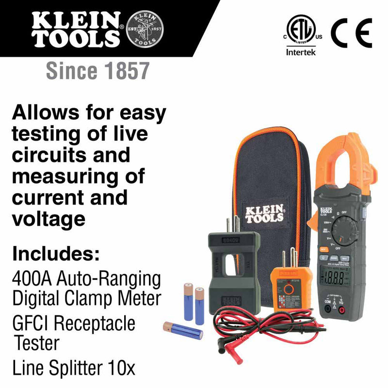 Klein CL120KIT Clamp Meter-AC Kit - 6