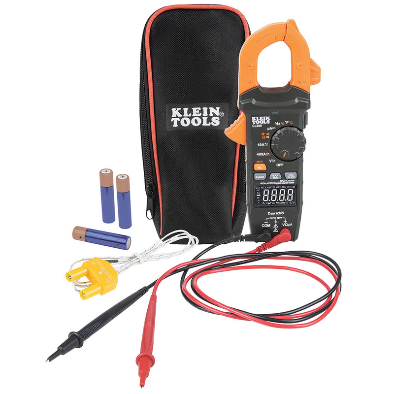 Klein CL390 Clamp Meter AC-DC+TRMS