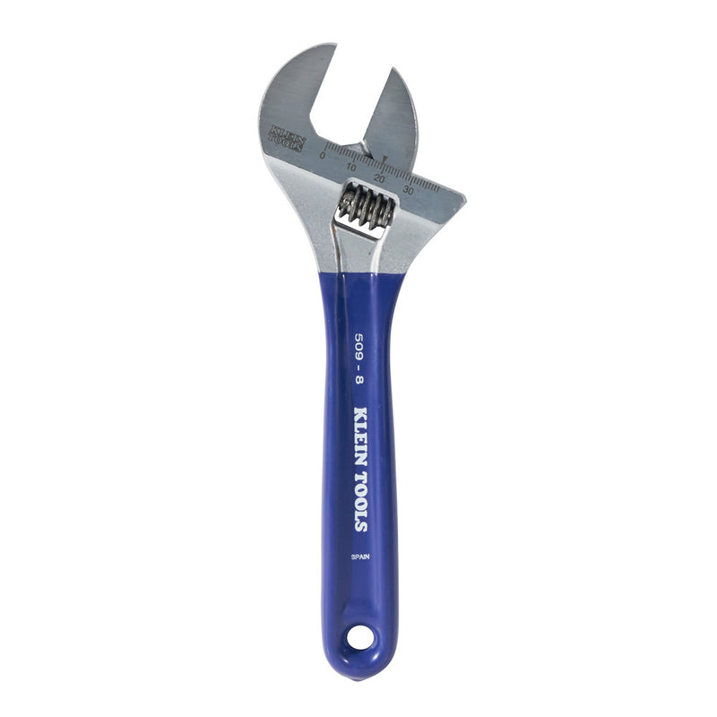 Klein D509-8 Adjustable Wrench, Extra-Wide Jaw, 8" - 2