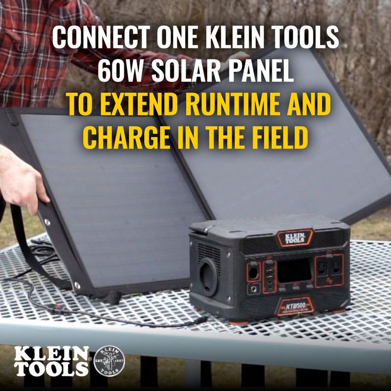 Klein KTB500 Portable Power Station, 500W - 7