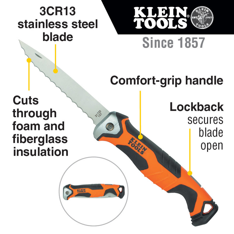 Klein 31733 Folding Insulation Cutter - 2