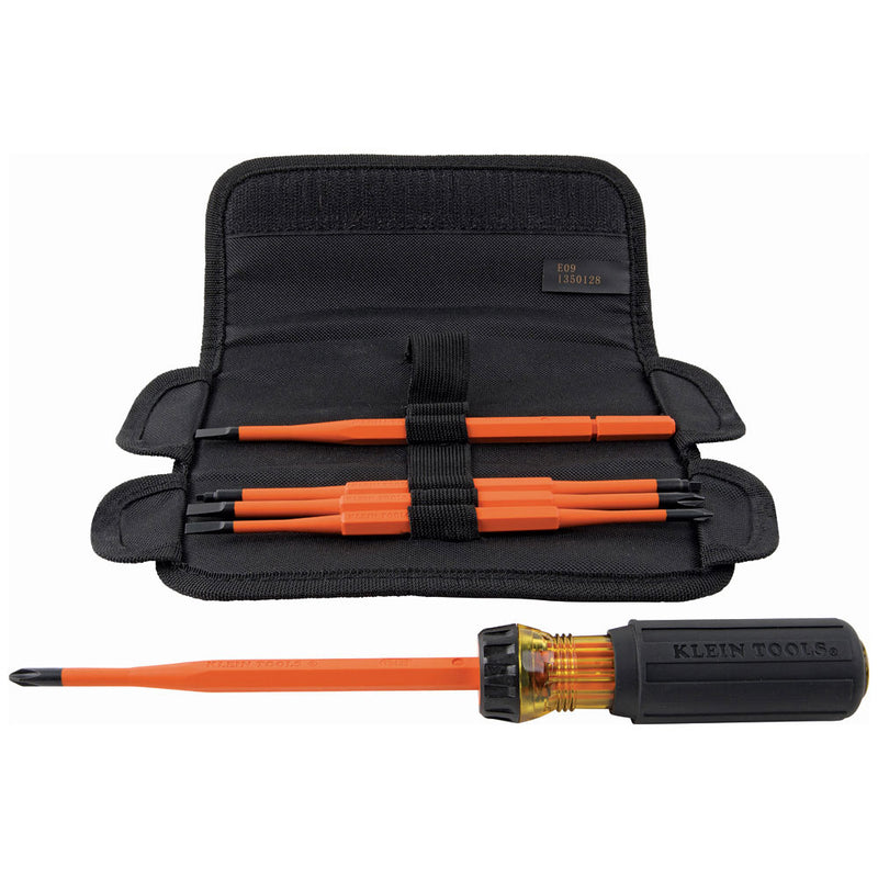 Klein 32288 8-in-1 Insulated Interchangeable Screwdriver Set - 2