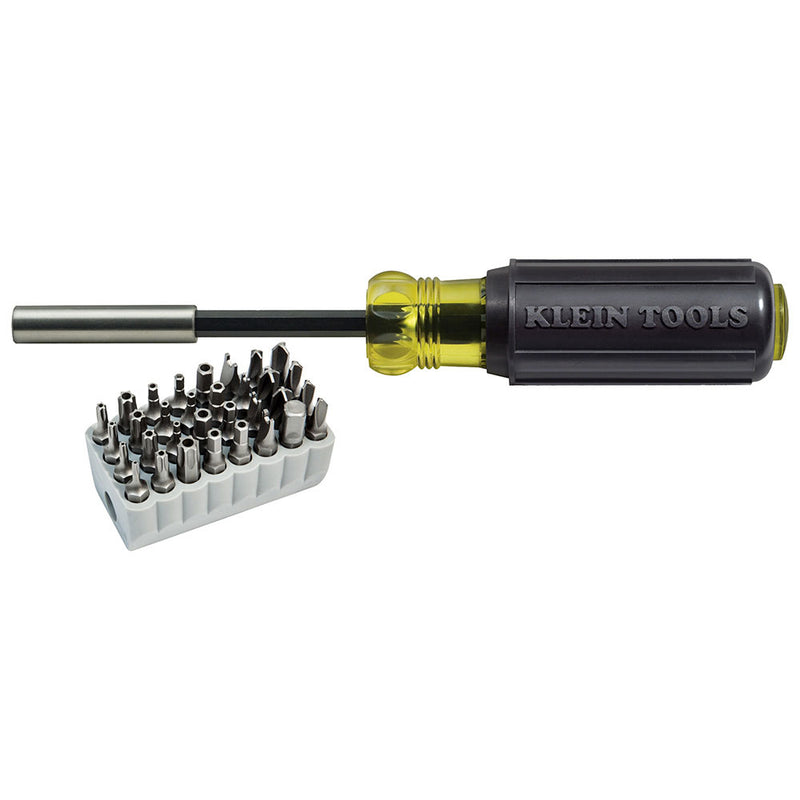 Klein Tools 32510 Magnetic Screwdriver with 32 Tamperproof Bits - 8