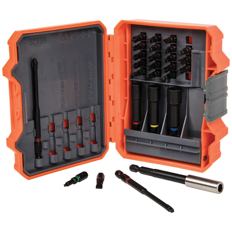 Klein Tools 32799 Pro Impact Power Bit Set, 26 Piece