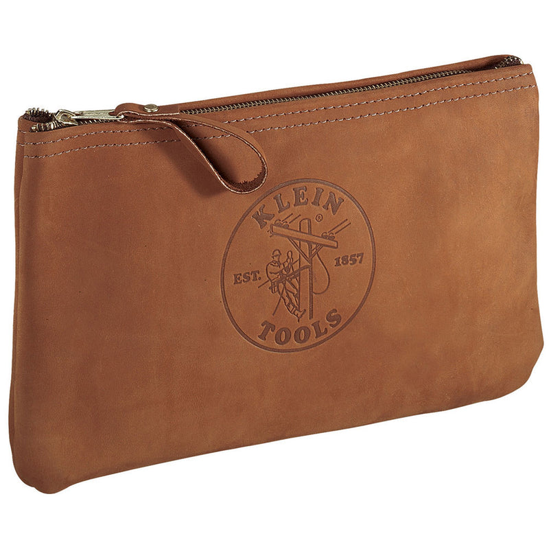 Klein 5139L Top-Grain Leather Zipper Bag