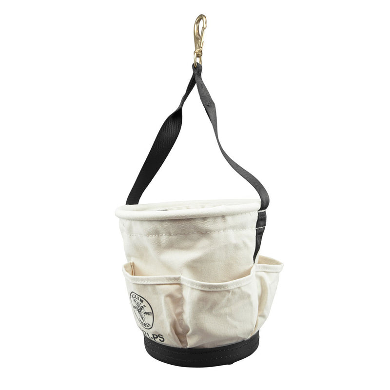 Klein Tools 5171PS Heavy-Duty Tapered Wall Bucket 4 Pockets - 2