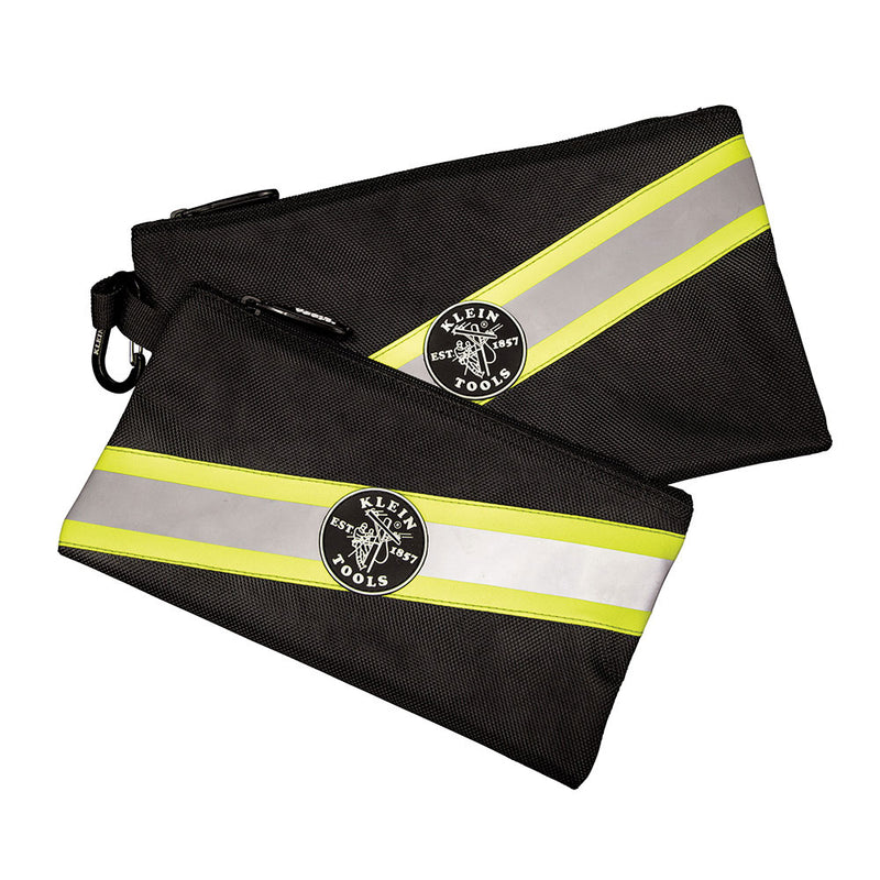 Klein 55599 High Visibility Zipper Bags, 2-Pack - 5