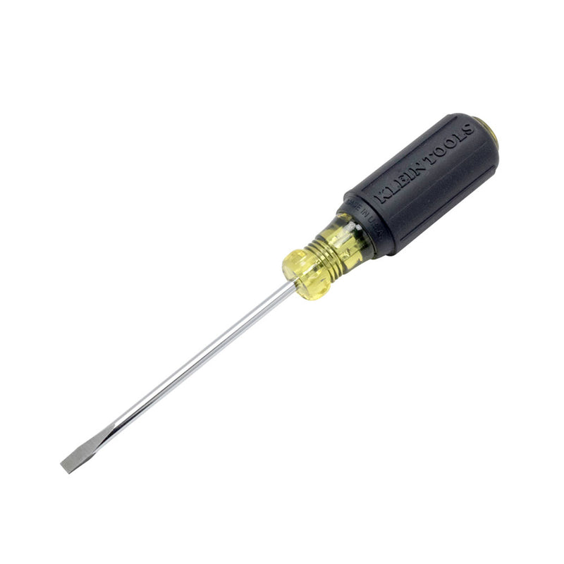 Klein Tools 601-4 3/16" Cabinet Tip Screwdriver 4" - 3