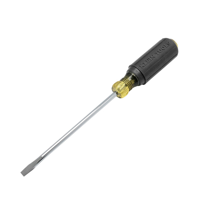 Klein Tools 605-6 1/4" Cabinet Tip Screwdriver, Heavy Duty, 6" - 4