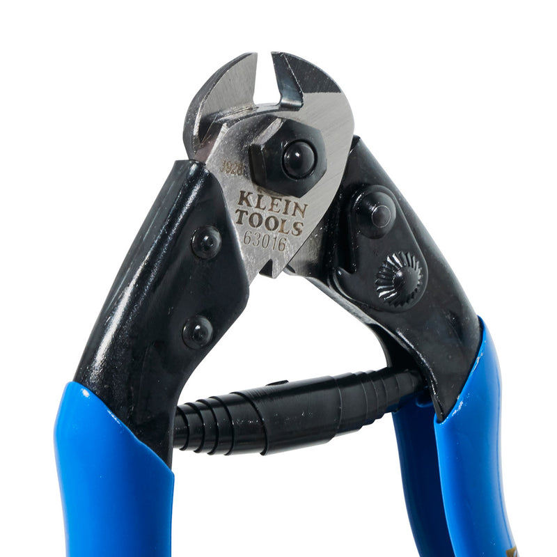 Klein Tools 63016 Heavy-Duty Cable Shears, Blue, 7 1/2"es - 5