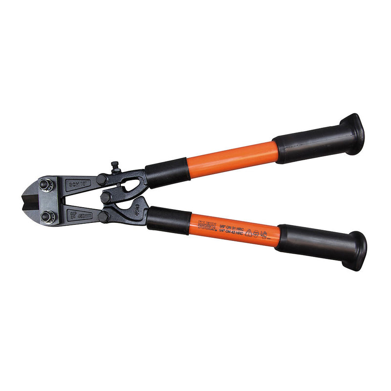 Klein 63118 Bolt Cutter, Fiberglass Handles, 18"