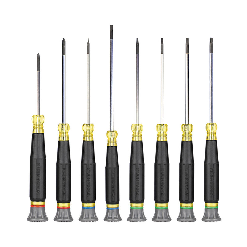 Klein 85617 Precision Screwdriver Set, Slotted, Phillips, and TORX 8-Piece